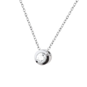 Kette mit Anhänger Läufer Edelstahl Ernstes Design